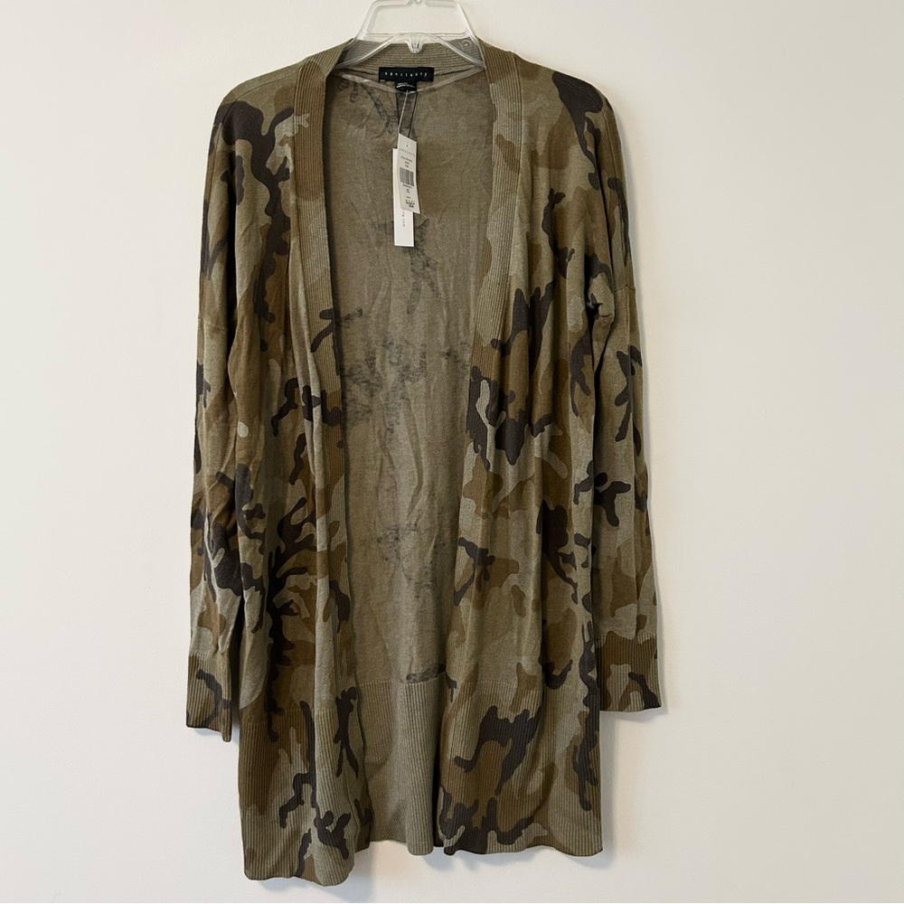 Sanctuary Camo Longline Cardigan